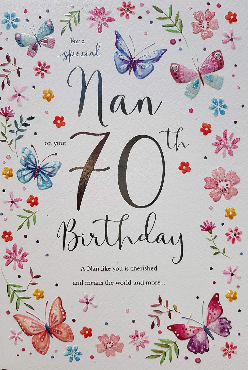 ECG For A Special Nan on your 70th Birthday card