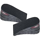 Height Increase Insoles 4-Layer Air up Shoe Lifts Elevator Shoes Insole -7.5 cm (3 inches) Heels Lift Inserts for Men and Women