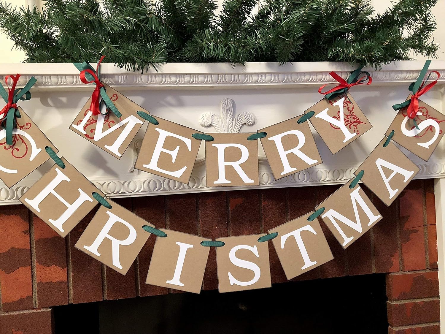 Amazon Com Country Christmas Banner Merry Christmas Banner