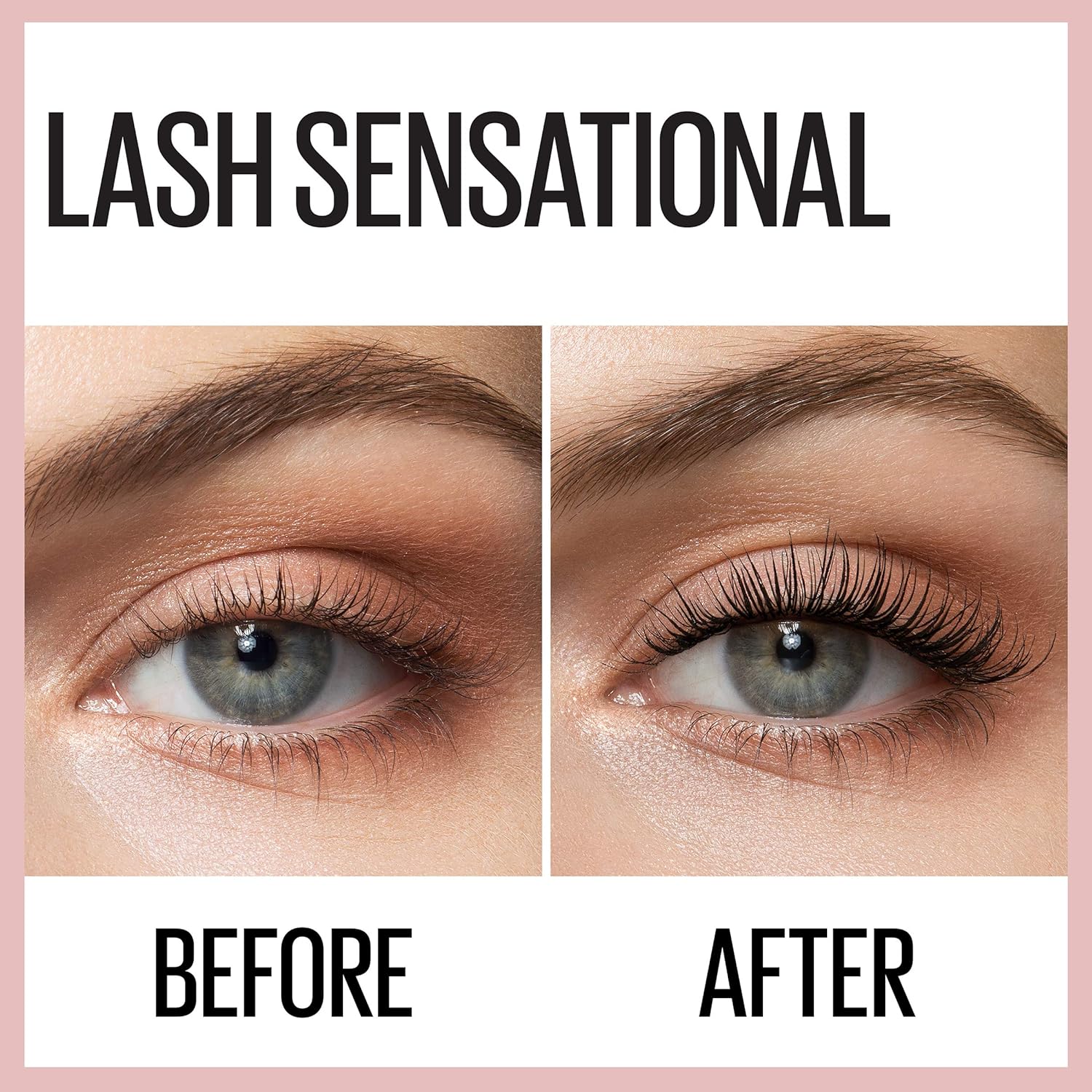 Maybelline Lash Sensational Washable Mascara, Blackest Black, 0.32 fl. Oz. (Packaging May Vary) : Beauty