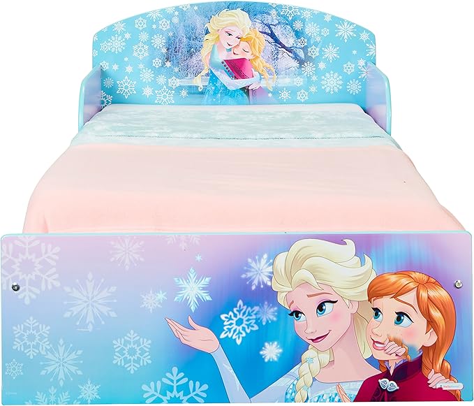 Disney Frozen Toddler Bed by HelloHome, Wood, Purple, 143x77x42.5 cm