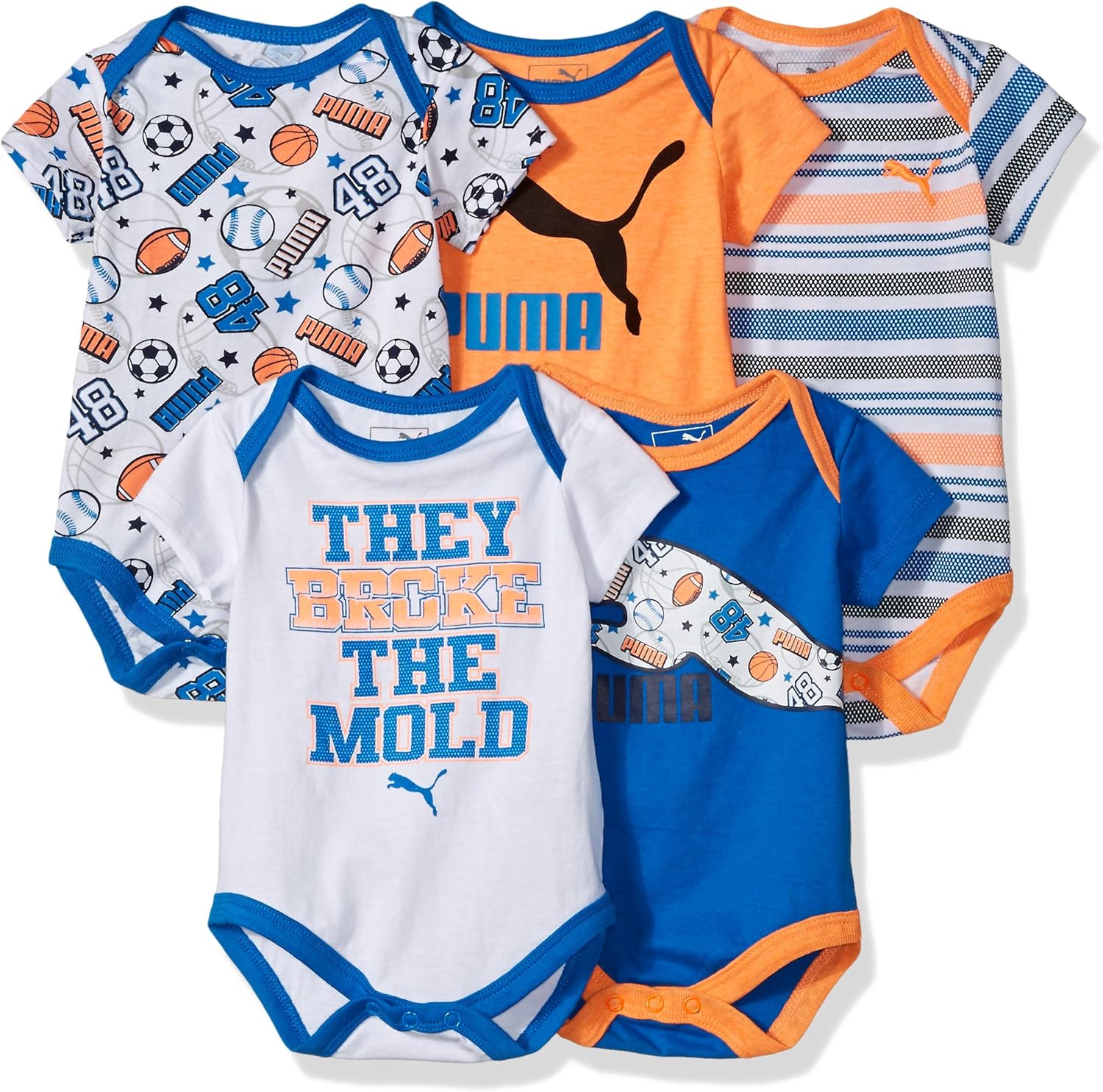 puma boys bodysuits