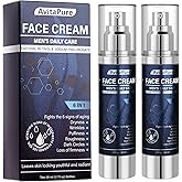 6-in-1 Face Cream for Men – Mens Anti Aging Face Cream w/Caffeine & Retinol to Firm, Hydrate & Refresh Skin, Quick-Absorbing Non-Greasy Formula