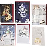 Religious Christmas Cards  Box of 12 Christian Xmas Cards Amazon.co
