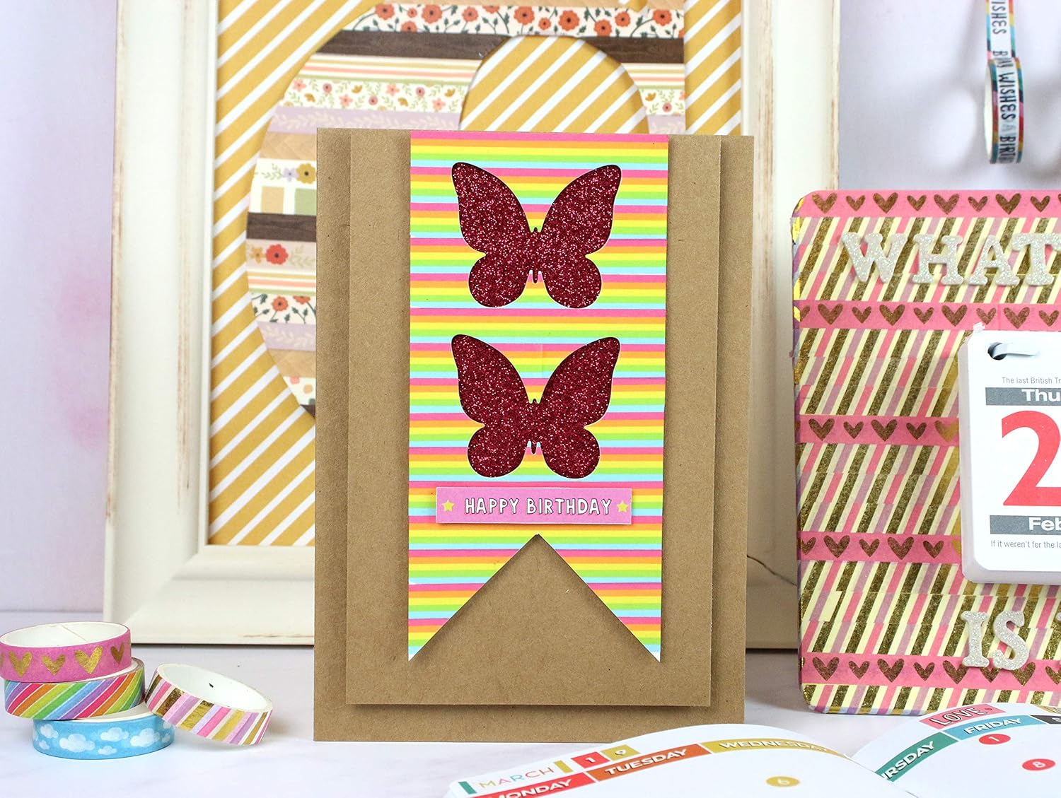 Creación de álbumes de recortes papel pasteles Dovecraft talla única