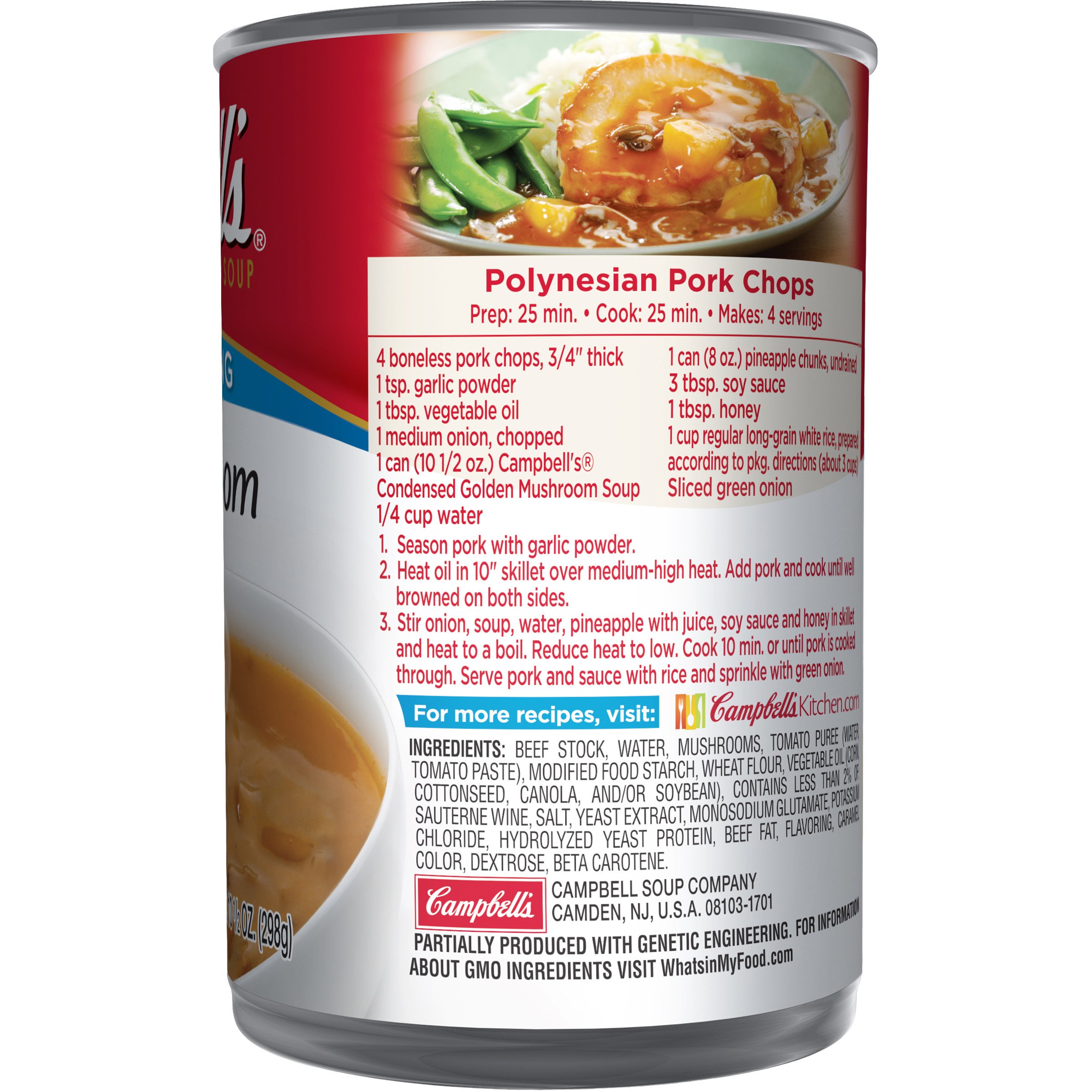 Campbell's Condensed Golden Mushroom Soup, 10.5 oz. Can Buy Online in