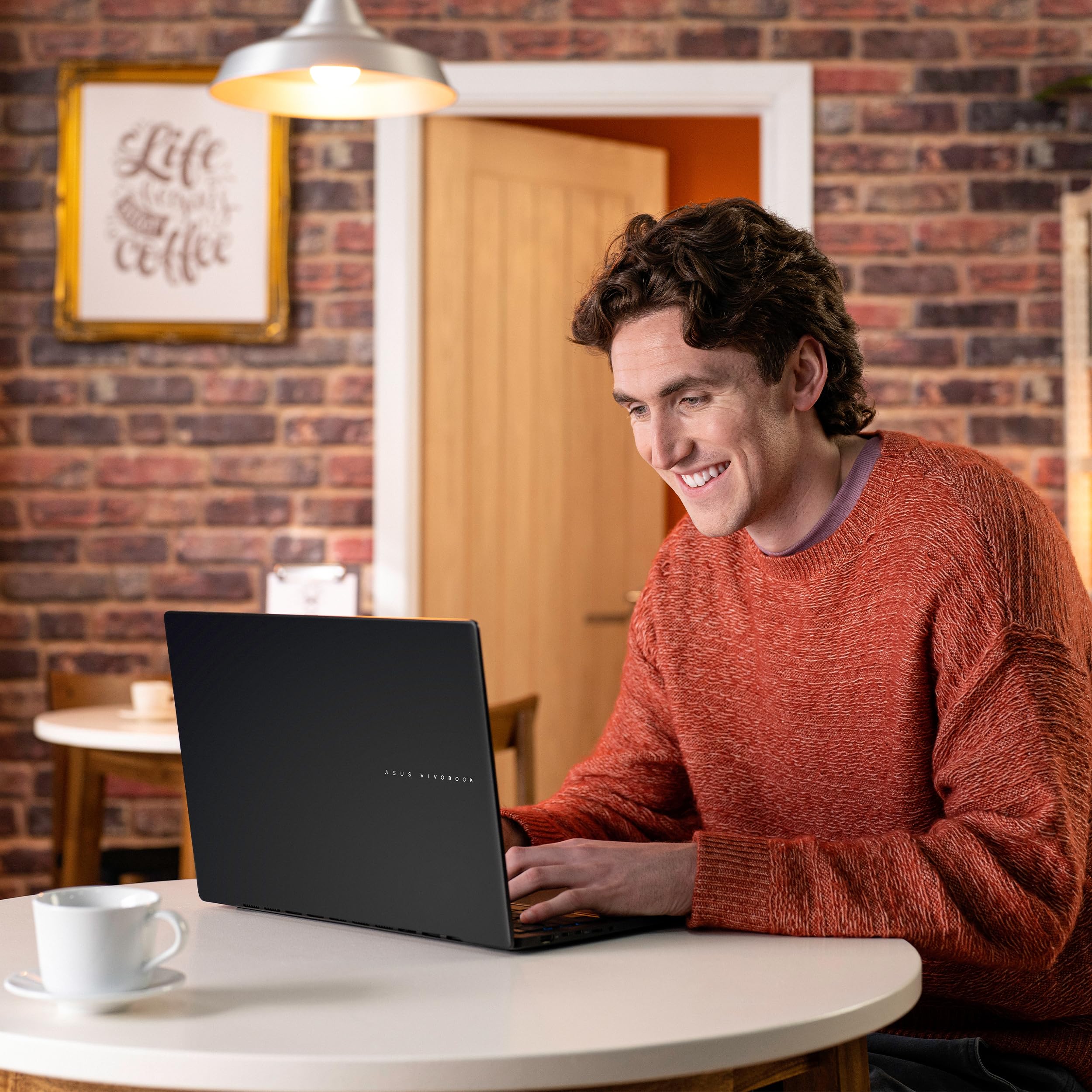 ASUS Vivobook S16 Laptop, Copilot+ PC, AMD Ryzen AI 7 350 with XDNA NPU, 16GB Memory, 1TB SSD, Neutral Black, M5606KA-DS76