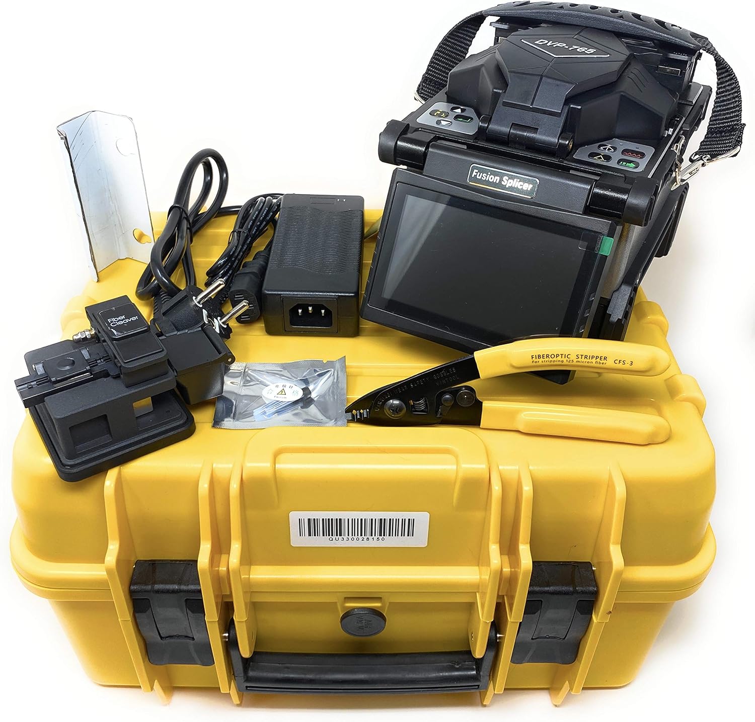 Empalmador de fusión de fibra óptica