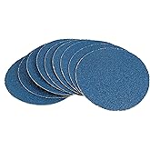 Karebac 6VDZ36 Blue Zircona - Discos de gancho y bucle de 6 pulgadas de grano 36 (50 unidades)