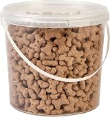 Hungry Pets Peanut Butter Bones Dog Biscuits 2.5L Crunchy Treats