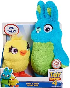 ducky and bunny stuffed animals