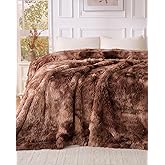 UINIU Super Soft Fluffy Faux Fur Sherpa Fleece Blankets Queen Size for Bed, Bedroom Decor Winter Big Blankets Thick Warm, Fuzzy Plush Heavy Bedding Cozy Gifts for Women Men Mom Dad, 90" x 90"
