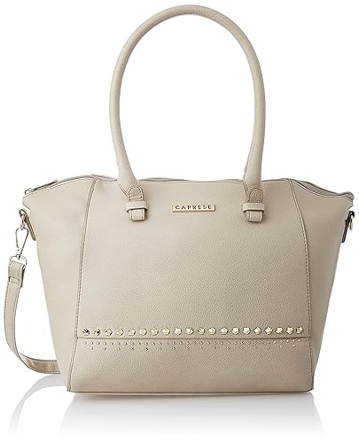 Caprese Womens Satchel (Beige)