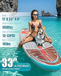 Dixero Inflatable Stand Up Paddle Board with SUP