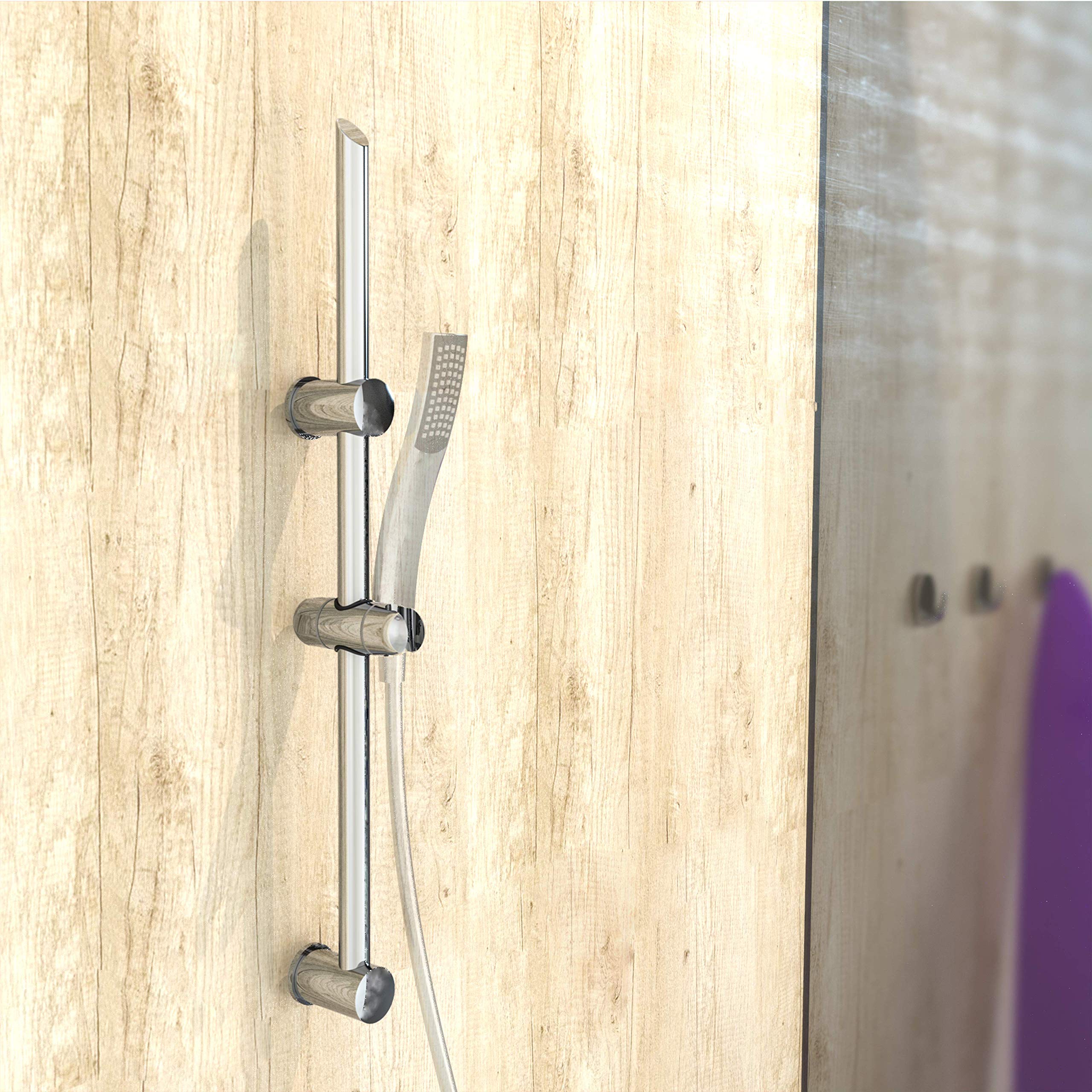 EISL SIGNO DXZ-08 Wall Bar with Height-Adjustable Wall Bracket 70 cm Chrome-Plated Stainless Steel Chrome