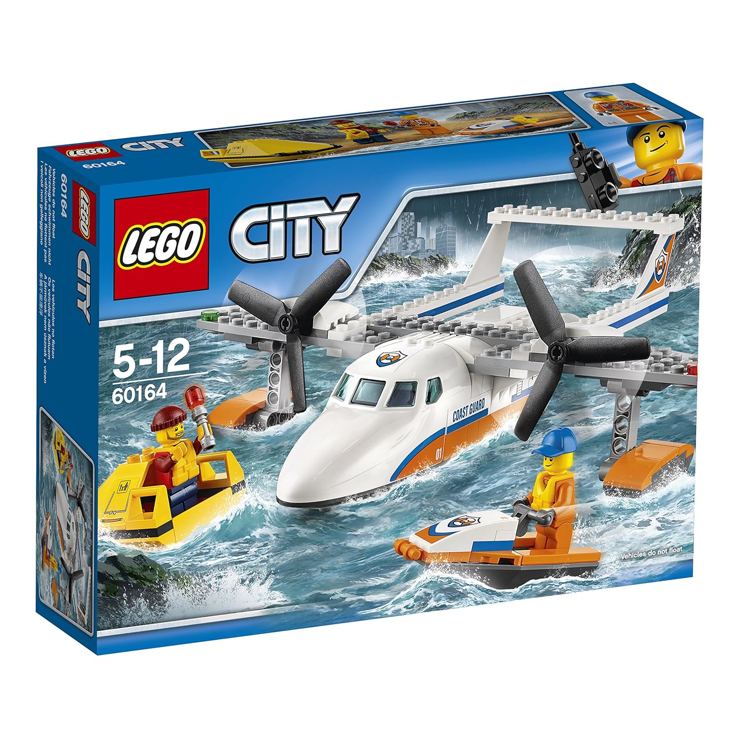 LEGO City Coast Guard Avión de rescate marítimo