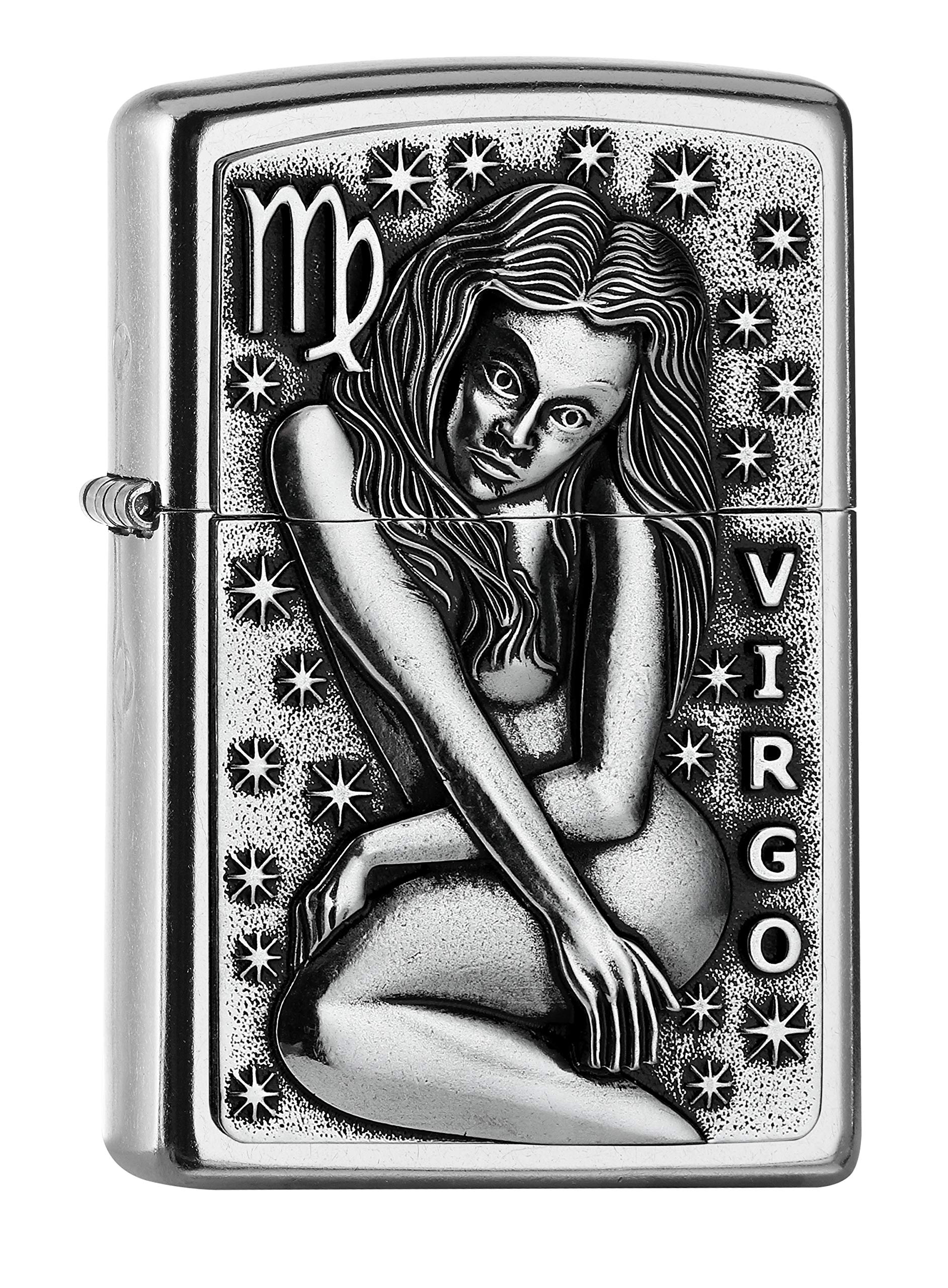 Zippo PL 207 VIRGO Animal Collar. V19 Brass Lighter 5.83.81.2