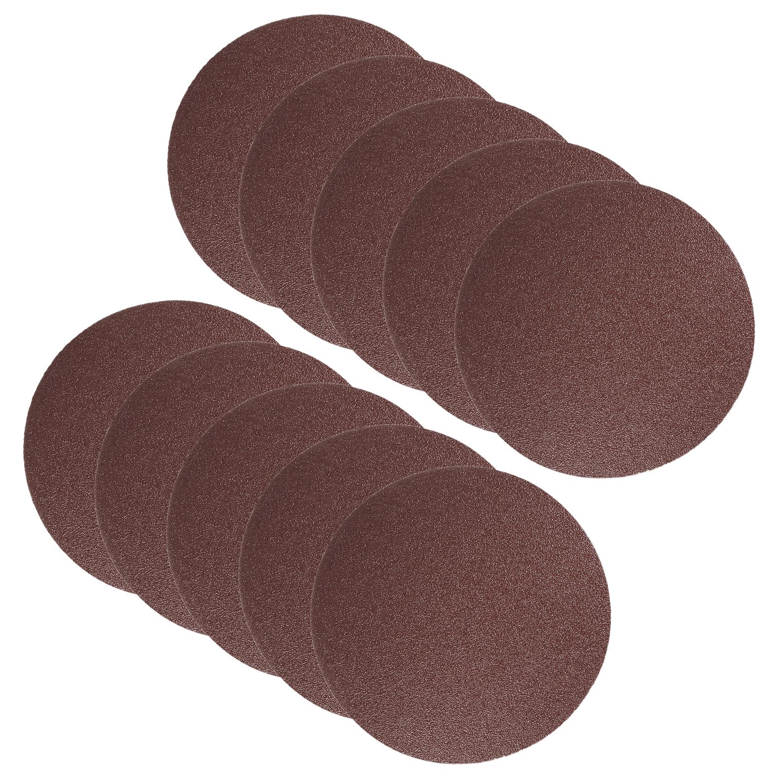 CoCud Hook and Loop Sanding Discs, 8 Inch 200mm Sandpapers 40 Grit Aluminum Oxide Flocking Sandpaper - (Applications: for Wood Metal Drywall), 10 Pieces