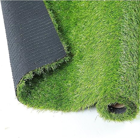Amazon Com Qyh Artificial Grass Rug Fake Grass Turf Indoor Outdoor Green Lawn Carpet Synthetic Grass Mat For Pet Landscape Patio And Yard 3 3 X 13 5 Garden Outdoor