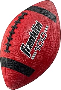 Franklin Sports Grip-Rite 100 Rubber Junior Football