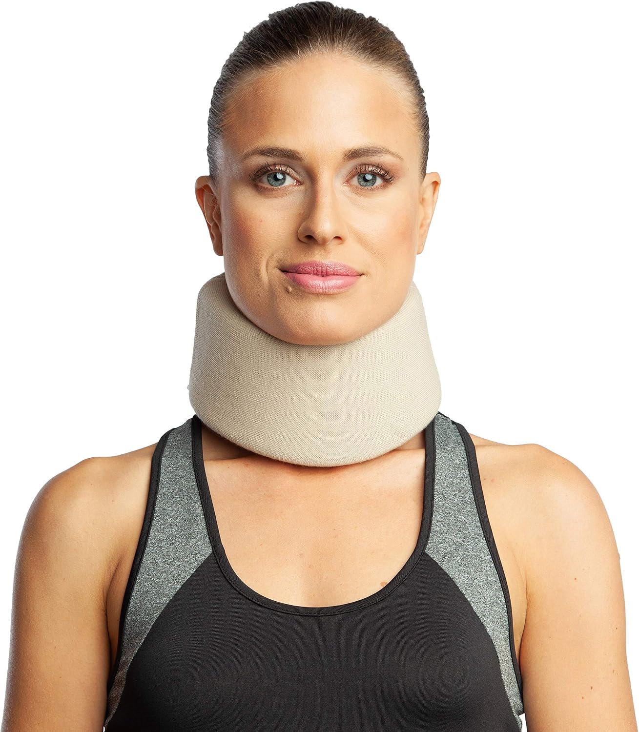 Foam Neck Collar Basic Support Disc Hernia Osteoarthritis Brace Medical Grade Small Medium Large Men Women Cervical Posture (M) - Image 4