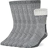 COZIA Merino Wool Socks for Men and Women Warm thermal Boot Hiking Socks 3 Pairs
