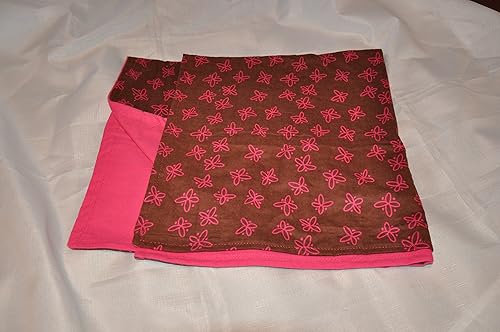 pink butterfly baby blanket