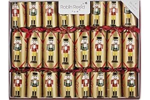 Robin Reed 8 x 10 Handmade English Festive Party Decorations - Gold Nutcracker