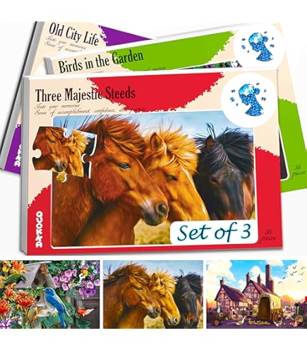 QUOKKA 60 Pieces Dementia Puzzles For Elderly - Large Piece Activities Products For Seniors - 3 Alzheimers Jigsaw Puzzle Games For Adults - Cognitive Gifts For Men And Women Gems Of - View #8