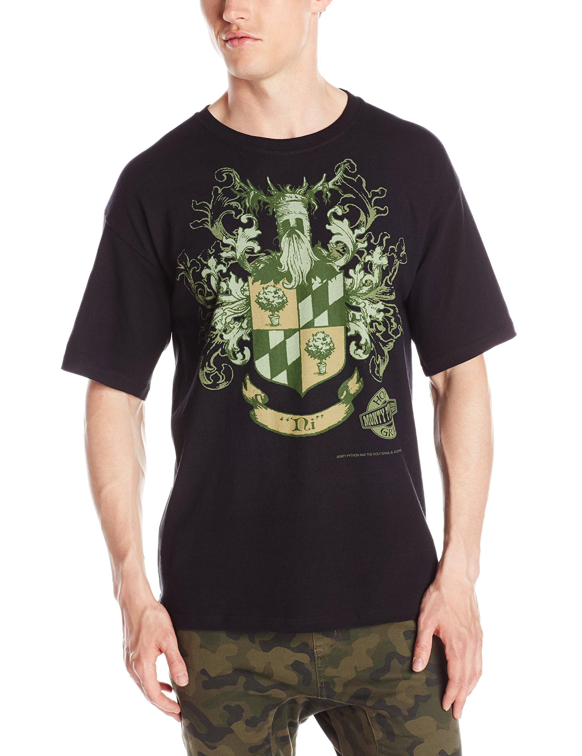 Liquid BlueMen's Monty Python Knights Of Ni Crest T-Shirt