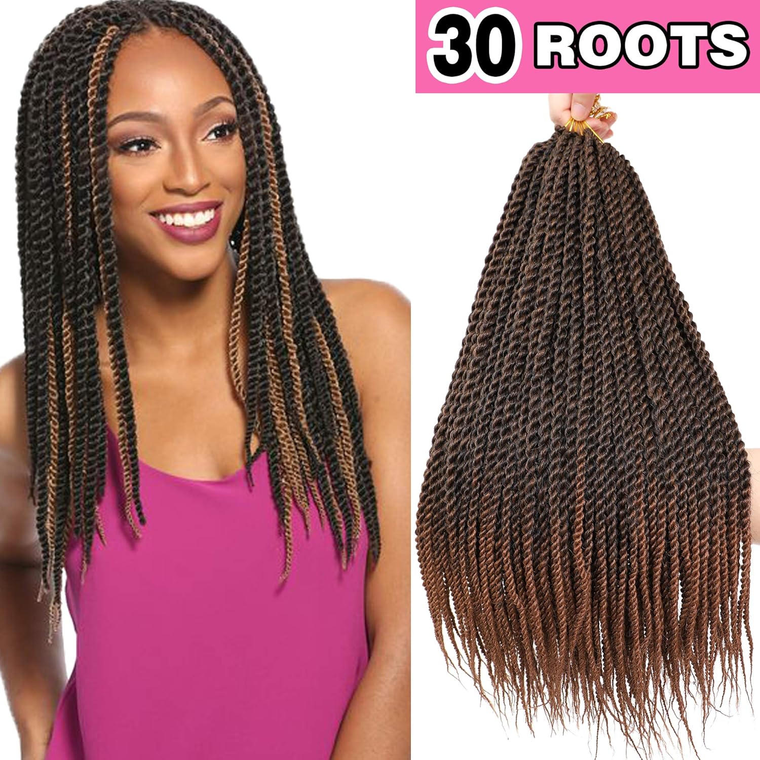 Amazon Com 6packs Lot 14 Inch Senagalese Twist Crochet Hair