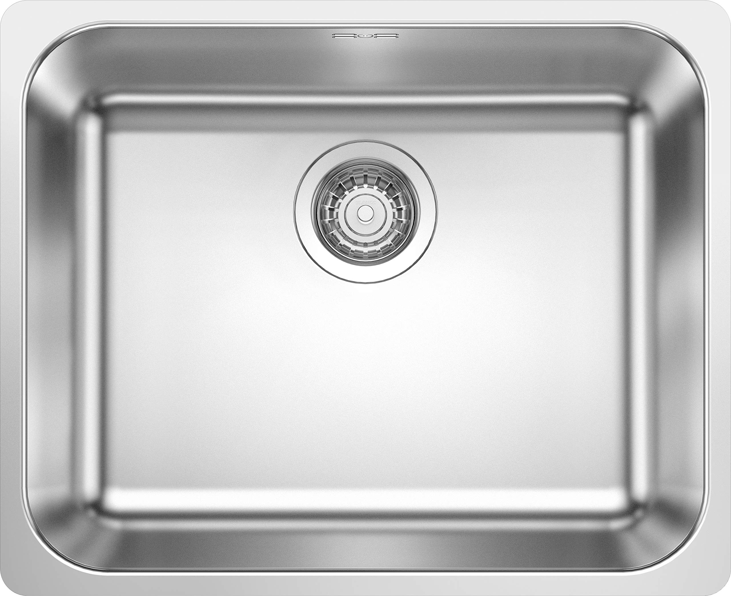 BLANCO Supra 500-IF – Stainless Steel Kitchen Sink for 60 cm Wide Base Units – with IF Flat Edge – 523361