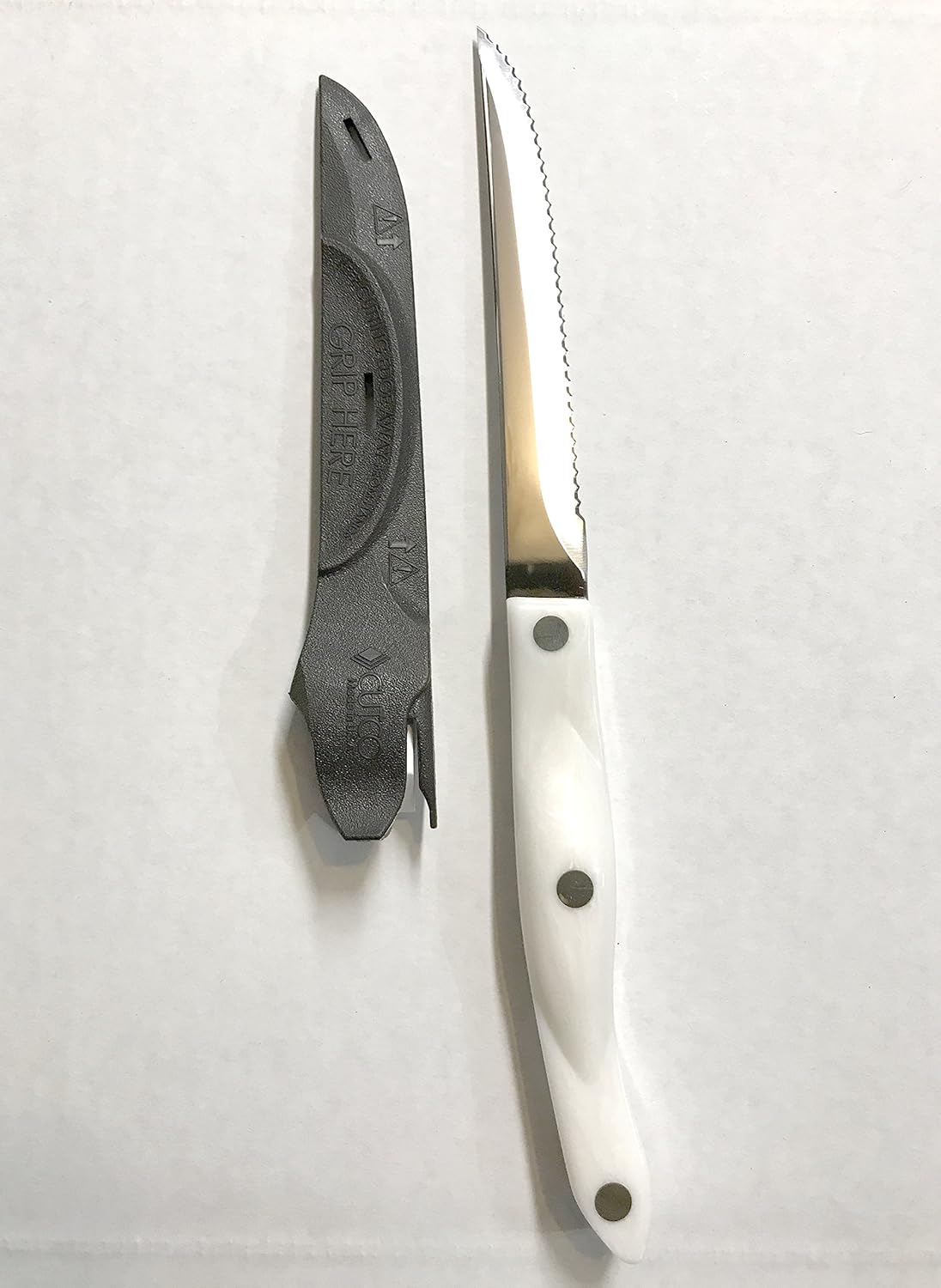 Cutco 1721 Trimmer Knife with Sheath (Pearl White Handle) Amazon.ca Home & Kitchen