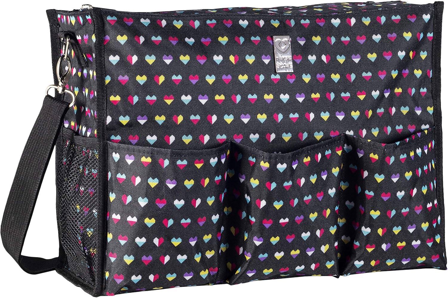 Wheelchair Bag for Back of Chair w/ 5 Exterior & 5 Interior Pockets - Perfect Carrier Bag for Newspaper, Medical Paperwork, Blanket & More for Most Electric, Manual or Power Wheelchairs (Paisley): Health & Personal Care