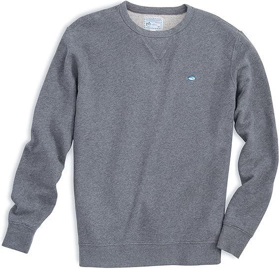 Southern Tide Upper Deck Pullover Sweatshirt (S, Polarized Grey) at Amazon Menâs Clothing store