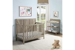 Suite Bebe Barnside 4-in-1 Convertible Baby Crib in Vintage Chestnut