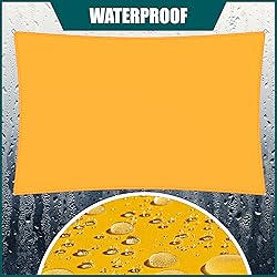 Royal Shade 4' x 11' Yellow Rectangle Waterproof