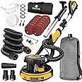 Drywall Sander, 780W Powerful Electric Drywall Sander with Vacuum Attachment, Auto Dust Absorption, Dustless Wall Sander with 26’ Power Cord for Popcorn Ceiling, Drywall etc