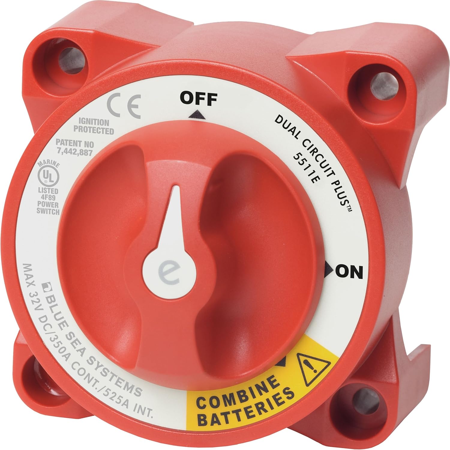 Blue Sea 9001E E-Series Battery Switch : Boating Battery Switches : Sports & Outdoors