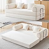 QQR Convertible Folding Mattress Couch, 5-in-1