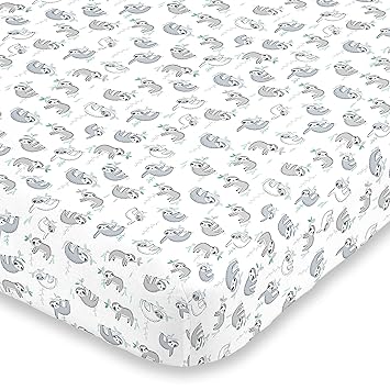 sloth crib sheets