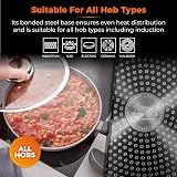 Tower Cerastone Forged Multi-Pan 28 cm Non-Stick Graphite with Infuser Lid view 6
