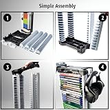 ADZ Universal Game Holder 46 Disc Tower Rack for PS2 PS3 PS4 PS5 PSP Xbox Wii view 4