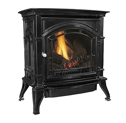 Ashley Agc500vfbn Vent Free Black Enameled Porcelain Cast Iron