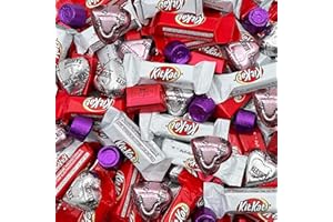 SUNNY ISLAND Valentine's Day Chocolate Candy Variety Pack - HERSHEY'S NUGGETS, ROLO, KITKAT Bars, 2 Pound Bag
