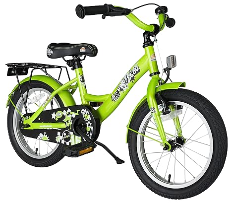 BIKESTAR Sehr leichtes Kinderfahrrad für Mädchen und Jungen ab 4-5 Jahre | 16 Zoll Kinderrad Classic | Fahrrad für Kinder