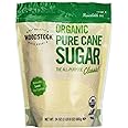Woodstock, Evap Sugar Pure Cane, Granulated, At least 95% Organic, 24 oz