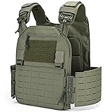 DEYACE Tactical Quick Release Vest for Men, Fully