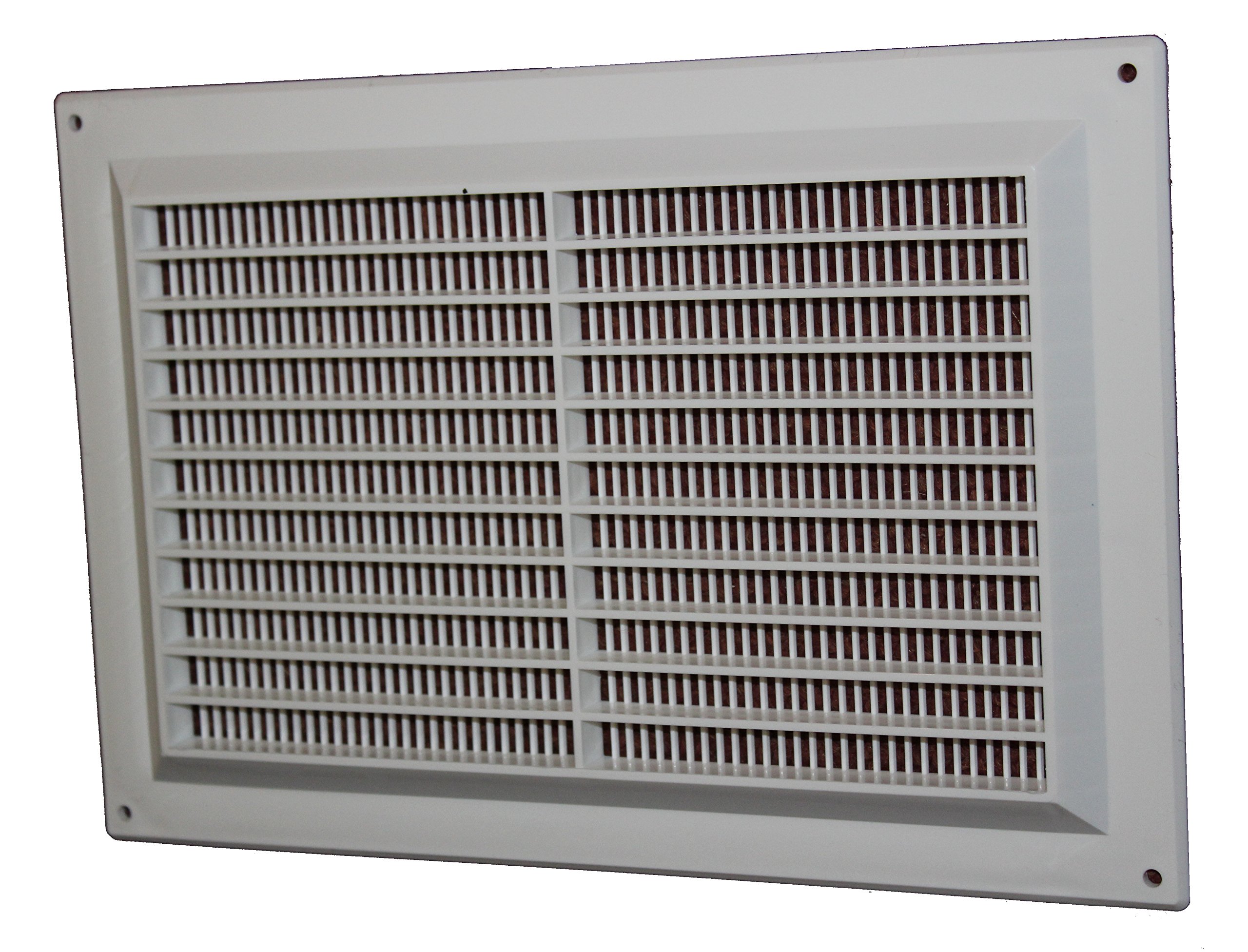 Air Ventilation Plastic Grill Cover 250mm x 170mm/White