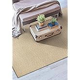 KAS Oriental Rugs Porto Bohemian Chevron Hand-Woven Area Rug - Ivory 27" X 45"